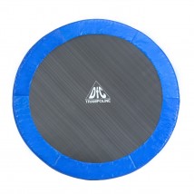 Батут DFC Trampoline Fitness с сеткой 14ft, синий